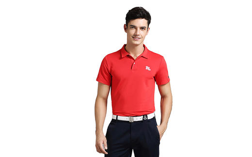 百乐图 男士运动短袖红色 12218058 商品图0