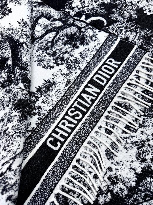 迪奥 动物印花大方巾 围巾披肩毛毯三用（ZT*DSX） 商品图5