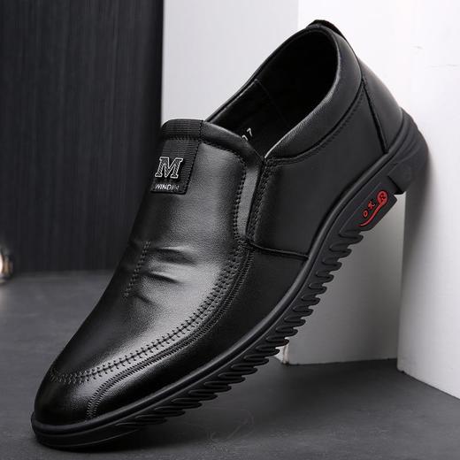 春秋季男鞋头层牛皮商务休闲鞋软面真皮百搭皮鞋透气减震 商品图3