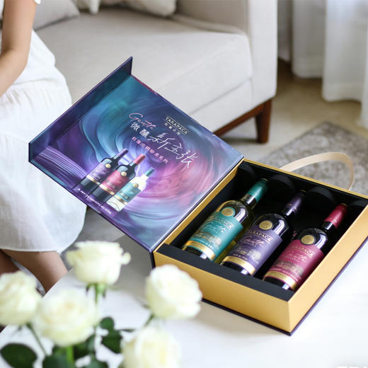 【新品】红蔓庄园珍柔系列微醺限定礼盒套装 送礼 智利进口半甜葡萄酒 商品图4