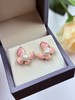 【直播大场福利】新品 天然淡水珍珠耳钉 粉色蝴蝶 925银针 商品缩略图2