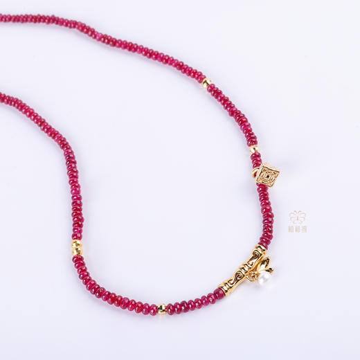 【节节高】红宝石竹节项链   XL12512005 商品图3