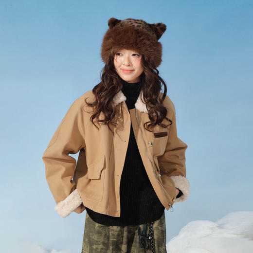 韩系短款翻领休闲外套-纪念日百货门店同款167995206 商品图1