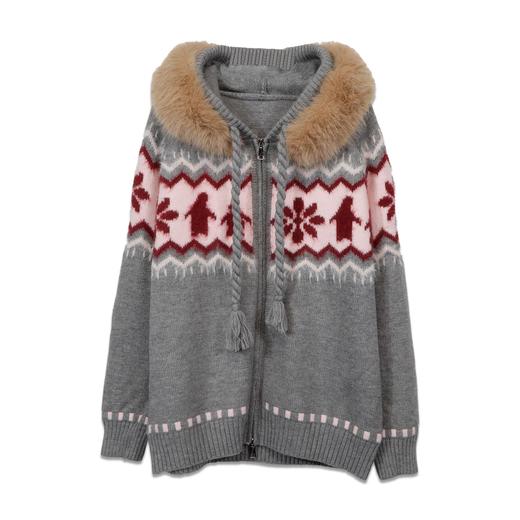 费尔岛提花毛衣开衫外套-纪念日百货门店同款167995142 商品图4