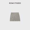 ROMI STUDIO“老钱复古”羊毛混纺夹花立体微A半身裙 RWDSX62251 商品缩略图2