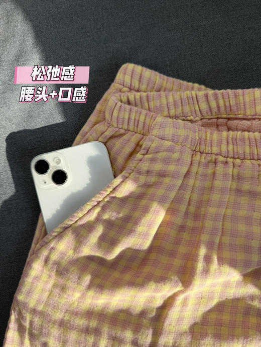 2月11日停运~最新升级四层纱柔软情侣睡衣 越洗越软 柔软亲肤 透气舒适 男女居家睡眠套装 商品图6