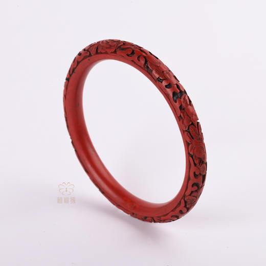 【鸿运绵长】漆雕手镯圆条   ZX260111301 商品图1