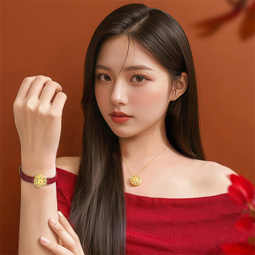 【新品首发】灵转八宝 黄金足金手链 成熟女性一款两带【按克计价黄金2】MEMORA诗普琳GB322001 商品图4