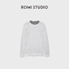 ROMI STUDIO“双面两穿”19.5μm超细羊毛撞色长袖T恤 RWDSSU1550 商品缩略图6