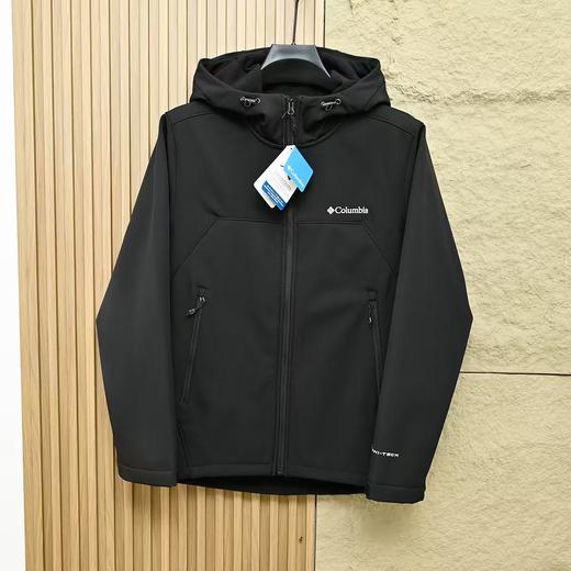 精工刺绣 加绒加厚  歌伦比亚春季冬季软壳加绒连帽冲锋衣防水防风内里加绒加厚款！ 商品图2