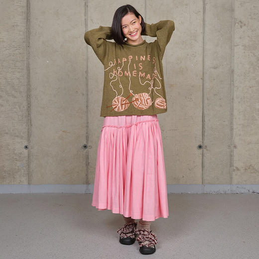 Story mfg TWINSUN ROLLNECK男女中性款手工钩针天然染色针织毛衣 商品图2