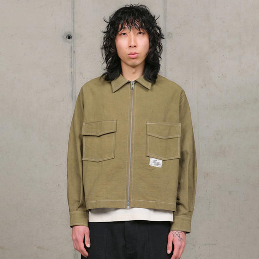 Story mfg 555 JACKET 男女中性款天然植物染色工装夹克外套 商品图0