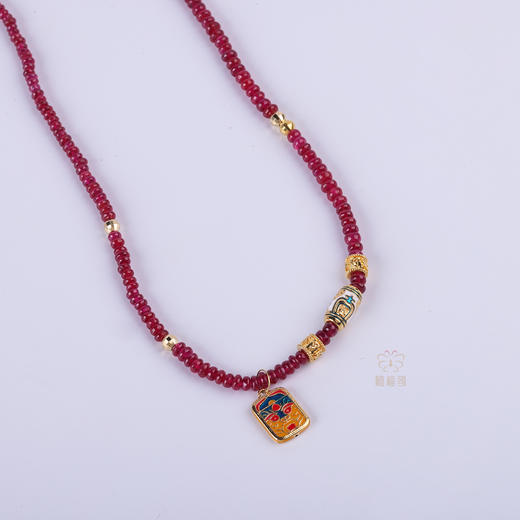 【旺财】红宝石珐琅金扎基拉姆链XL12512007 商品图3