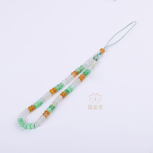 【三春盛景】三彩翡翠手机链   ZX2601033 商品图1