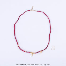 【节节高】红宝石竹节项链   XL12512005
