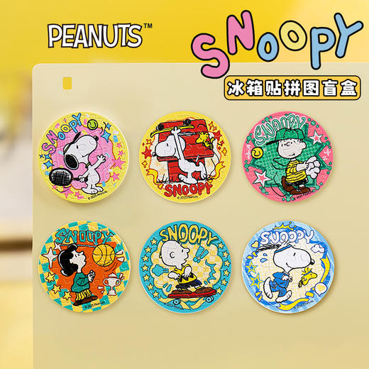 16片 磁铁盲盒拼图 D1712 运动时刻 商品图2