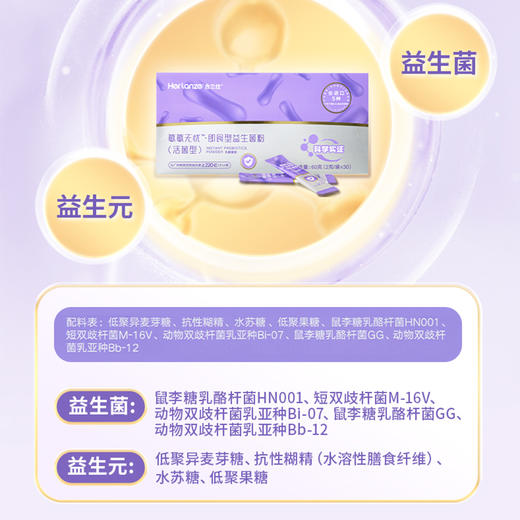 【2盒399】合兰仕敏敏无忧益生菌粉60g（2g*30） 商品图9