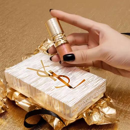 【YSL圣罗兰奢金节日限定礼盒】鎏金质感，大牌体验，氛围感唇妆轻松拿捏！ 商品图8