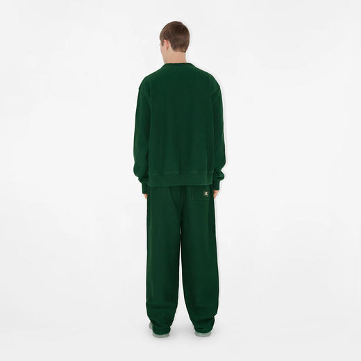 BURBERRY 巴宝莉 男士马术骑士设计贴花棉质慢跑裤 绿色 8085406 B8636 商品图5