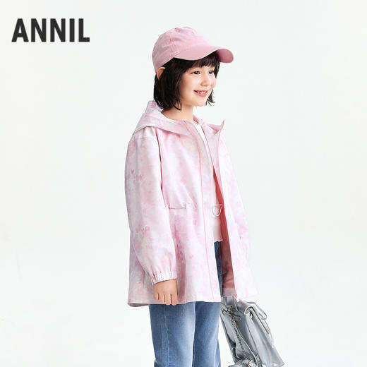 【实体店同款】女童梭织外套春季新款安奈儿童装AG615106 商品图1