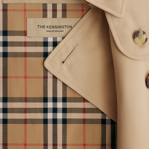 BURBERRY 巴宝莉 女士肯辛顿版型 – 长款 Heritage Trench 束腰风衣 米色 8079414 A1366 商品图2