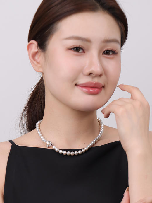 【挚友限定】s925银真多麻色串珠7.5-8mm 商品图1