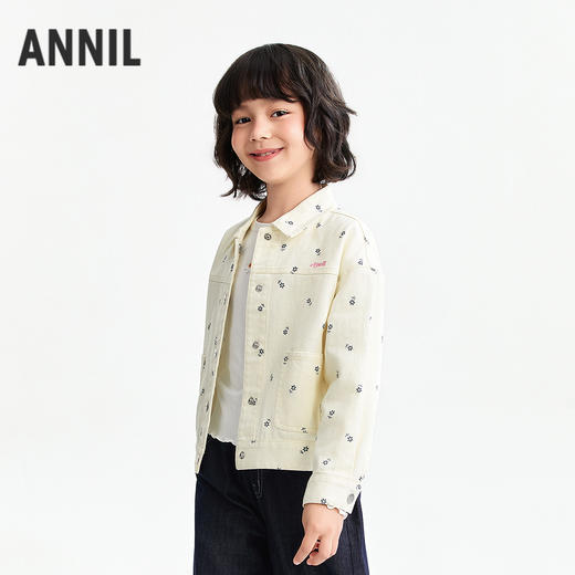 【实体店同款】女童梭织夹克外套春季新款安奈儿童装AG615109 商品图1