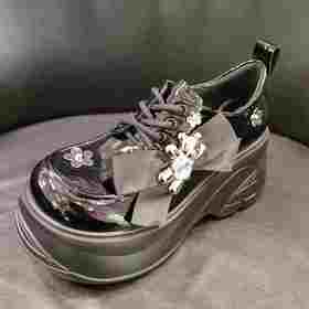 LFGJ15229时尚小熊绑带乐福鞋