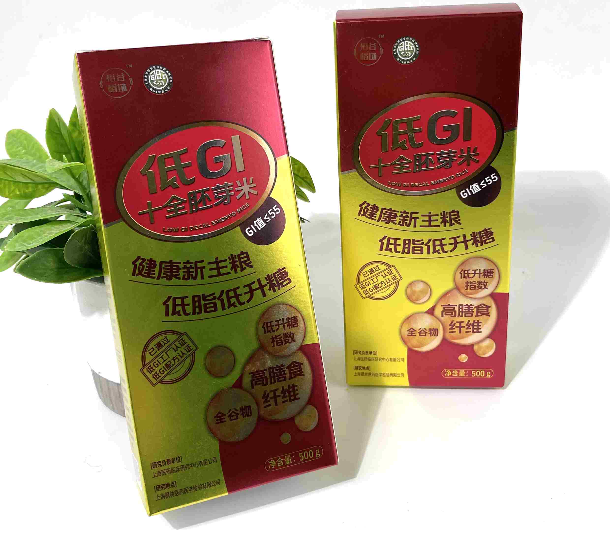 裕谷稻场低GI十全胚芽米500g*3盒控糖新主食