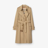 BURBERRY 巴宝莉 女士肯辛顿版型 – 长款 Heritage Trench 束腰风衣 米色 8079414 A1366 商品缩略图0
