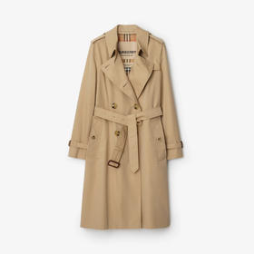 BURBERRY 巴宝莉 女士肯辛顿版型 – 长款 Heritage Trench 束腰风衣 米色 8079414 A1366