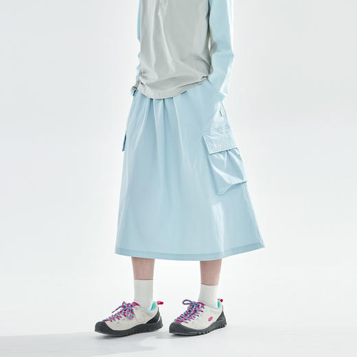 cicochild26年春季新款亲子中大女童速干工装半裙四面舒弹A字裙 商品图3