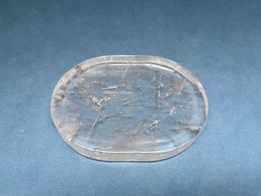 迷罗元和堂 白水晶盘长约13cm 宽约10.4cm【器悟雅玩】 商品图1