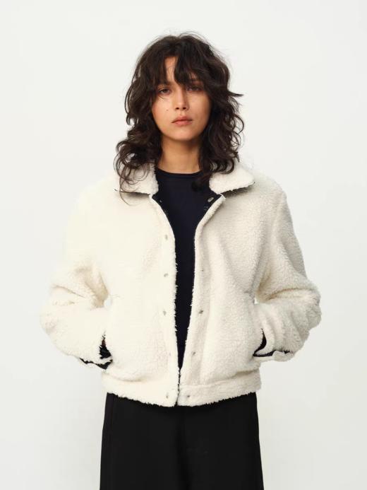 Evistub girls/E-5DWT1423/经典西部原牛羊羔绒夹克 商品图3