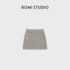 ROMI STUDIO“老钱复古”羊毛混纺夹花立体微A半身裙 RWDSX62251 商品缩略图1