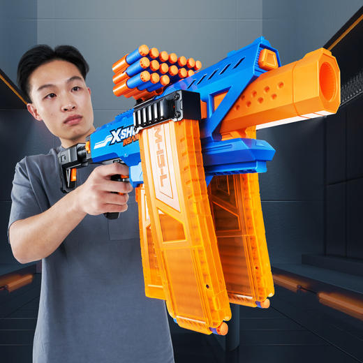 zuruX特攻巅锋系列火力战神电动发射器 小男孩玩具枪 软弹枪礼物 怡辰 商品图3