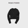 ROMI STUDIO“经典学院”羊毛针织棱格宽松套头毛衫 RWDSS61765 商品缩略图2
