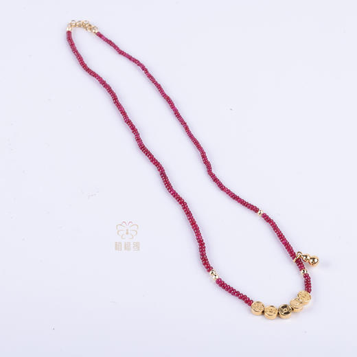【九五至尊】红宝石五帝钱金链    XL12512008 商品图2