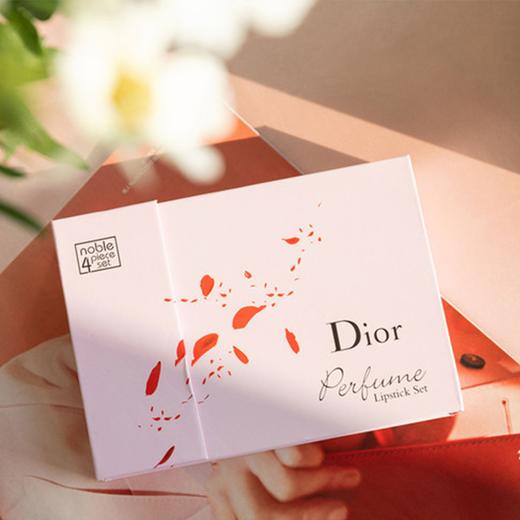 【送礼袋】Dior迪奥甜心爱恋礼盒四件套（真我5ml+甜心5ml+魅惑5ml+999口红1.5g ）一般贸易 商品图5