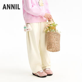 【实体店同款】女童全腰针织裤春季新款安奈儿童装AG616118