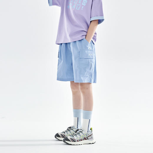 cicochild26年春夏新款亲子中大女童尼龙工装短裤轻量防泼水中裤 商品图3