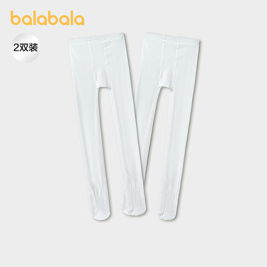 【商场同款】巴拉巴拉女童连裤袜夏季新款薄儿童舞蹈袜学生两条装 商品图1