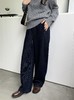2559 女款 醋酸羊毛免洗仿廓形宽松牛仔裤 WK860 商品缩略图0