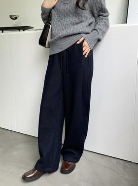 2559 女款 醋酸羊毛免洗仿廓形宽松牛仔裤 WK860