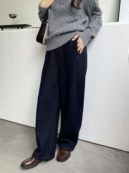 2559 女款 醋酸羊毛免洗仿廓形宽松牛仔裤 WK860 商品图0