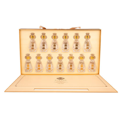 【年货送礼】国缘 V3 浓香型 白酒 苏超定制联名款 40.9度 100ml*13瓶 商品图2
