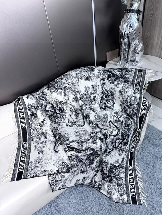 迪奥 动物印花大方巾 围巾披肩毛毯三用（ZT*DSX） 商品图2