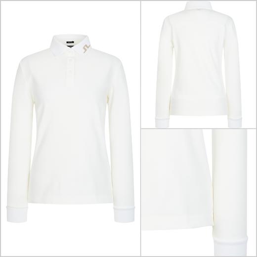 JL家新款女士拉毛撞色长袖polo来了！年轻时尚的款式, 这种经典款型一般是最简约基础的设计，没有什么太多花哨的装饰，但单单面料就足以让小作坊们望而止步！ 商品图4