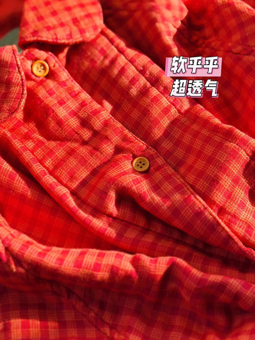 2月11日停运~最新升级四层纱柔软情侣睡衣 越洗越软 柔软亲肤 透气舒适 男女居家睡眠套装 商品图4