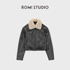 ROMI STUDIO可拆卸山羊绒毛领3M棉全件四季款皮夹克 RWCWWG7234 商品缩略图0